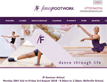 Tablet Screenshot of fancyfootwork.co.uk